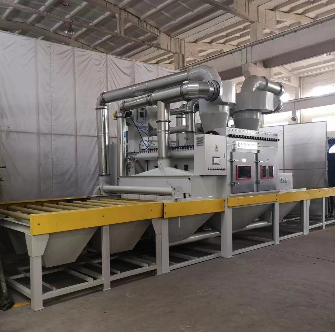 潮州抛丸机跑砂是什么原因