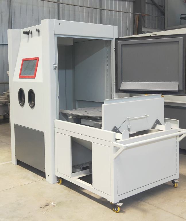 潮州箱式喷砂机 适合小工件批量处理
