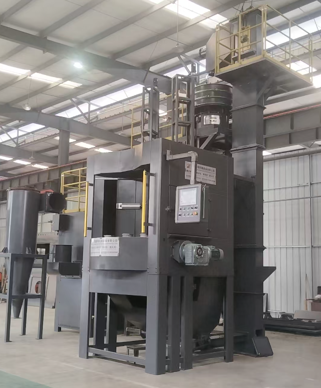 潮州转盘式喷砂机 提升圆形工件处理效率