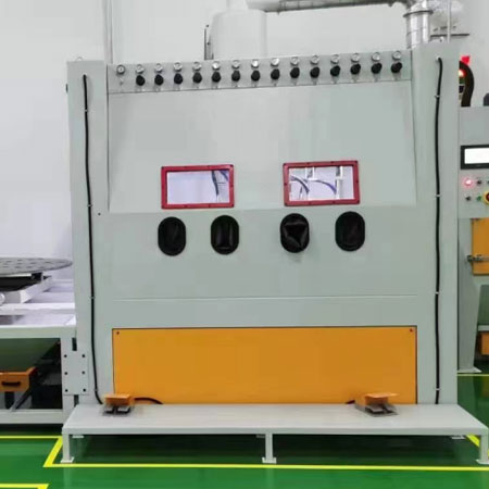 潮州高效生产，从箱体手动喷砂机开始，提升零部件质量